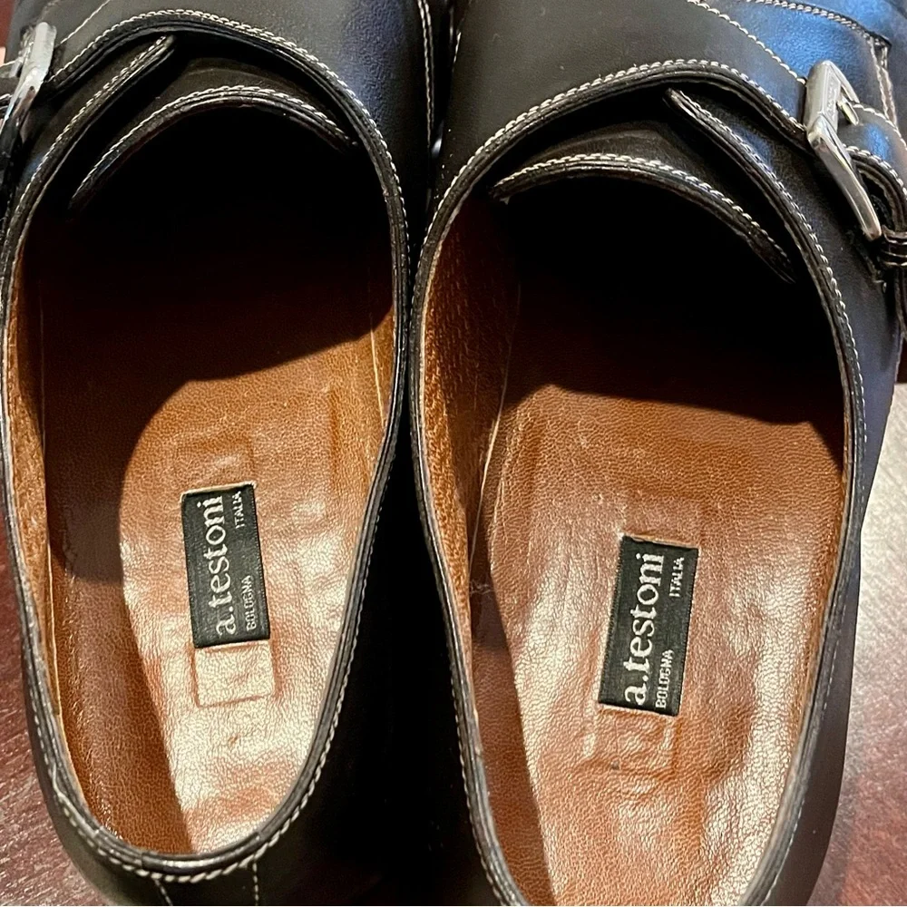 A Testoni men’s 12 monk strap Italy - Picture 4 of 9